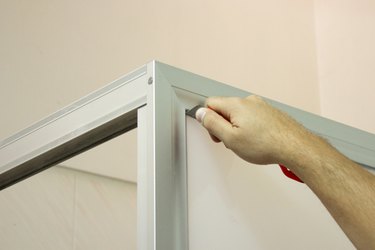 How To Paint A Shower Door Frame Hunker