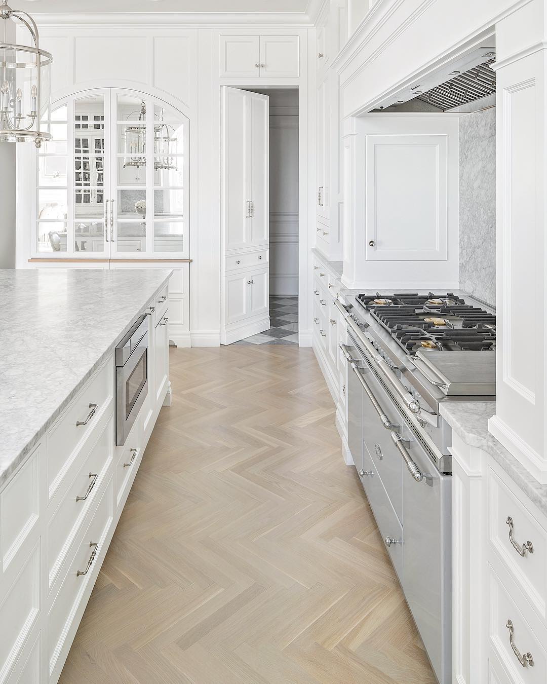 Herringbone deals kitchen floor