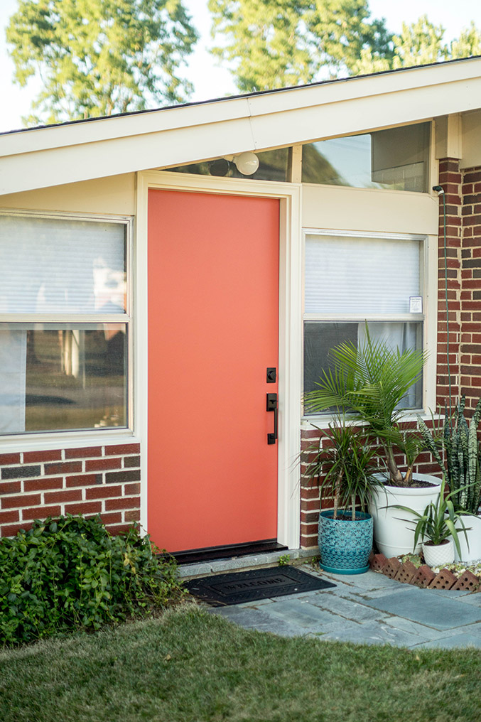 14 Places to Buy or DIY Mid Century Modern Front Doors - Retro