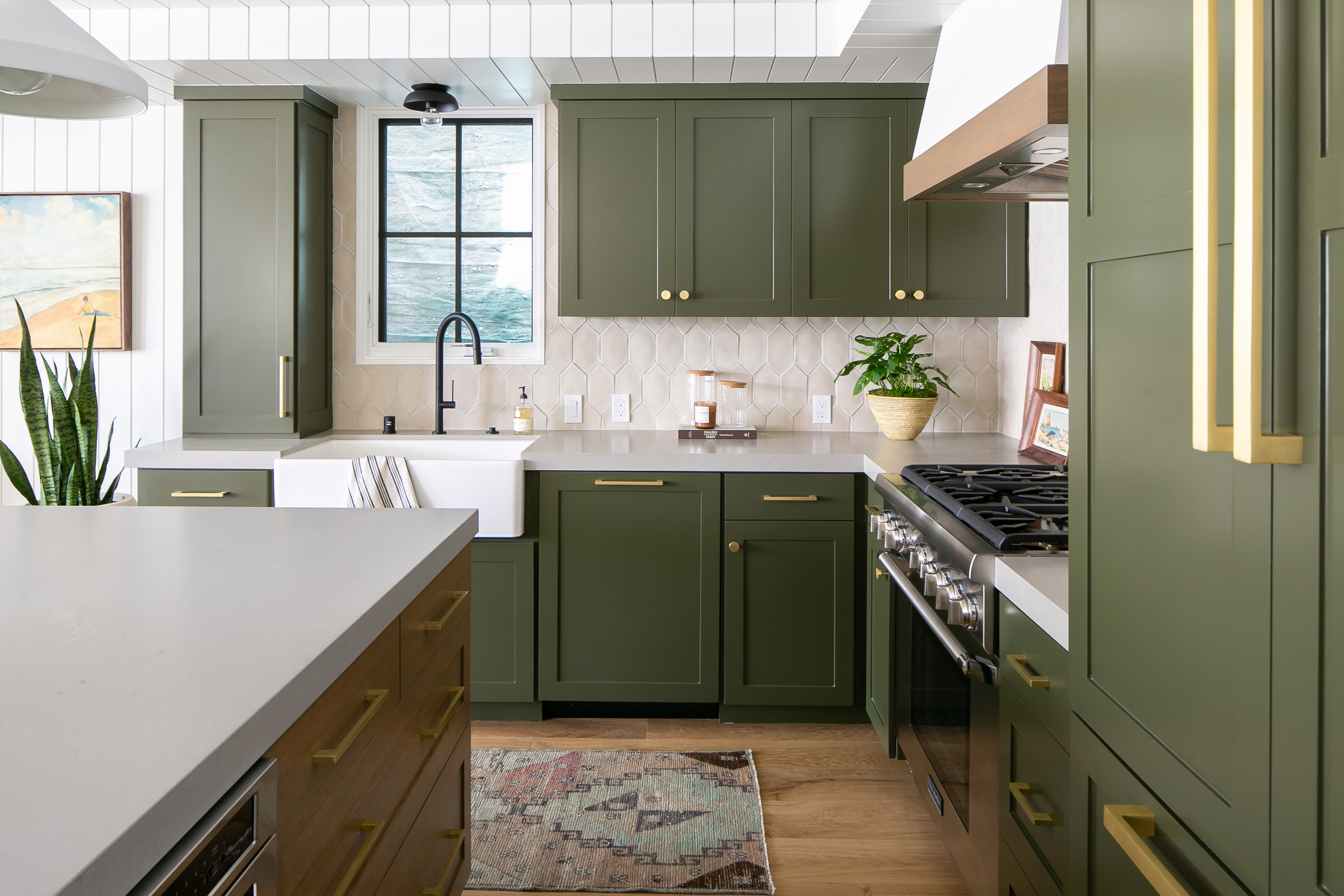 Green Kitchen Cabinet Inspiration — Olive & June