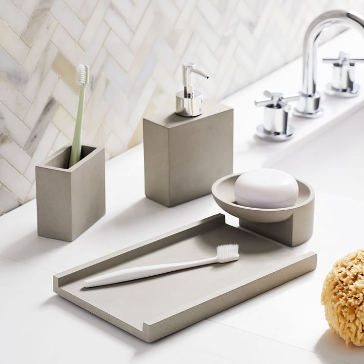 Minimalistic Bathroom Accessories Set – NOOSH Decor