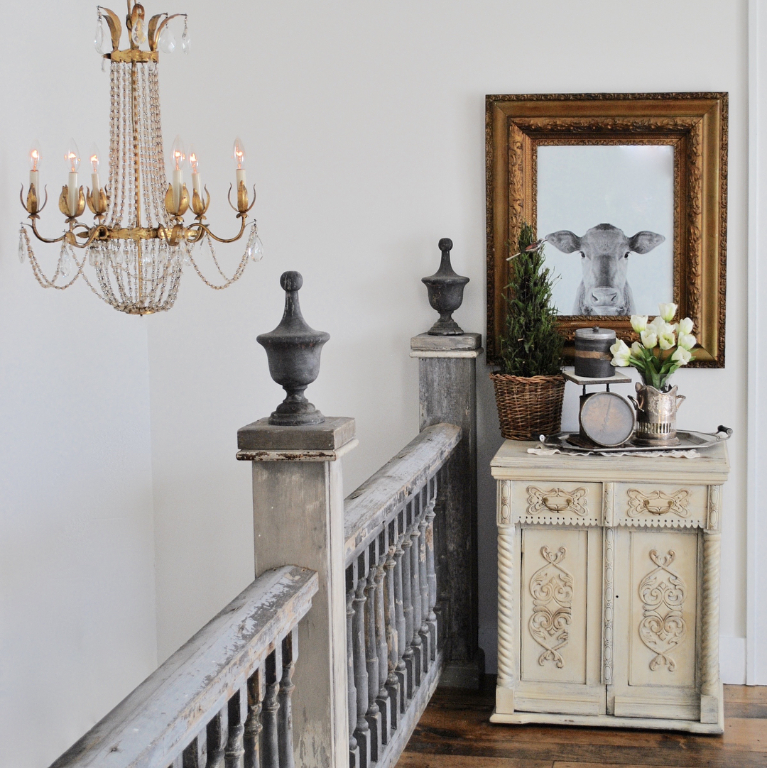 Modern Farmhouse DIY Staircase Railing