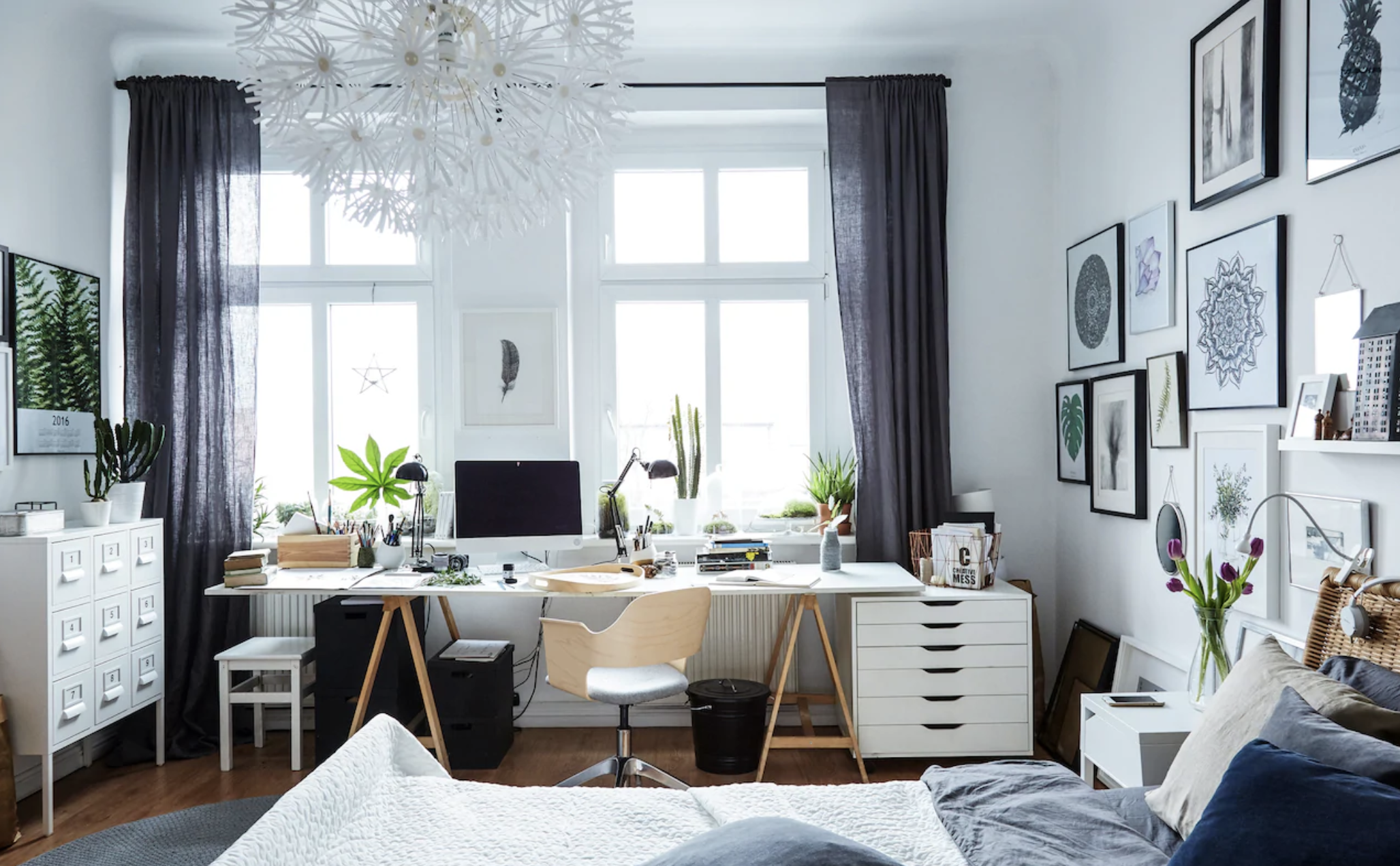 Creating the Perfect Bedroom Office Space - Anita Yokota