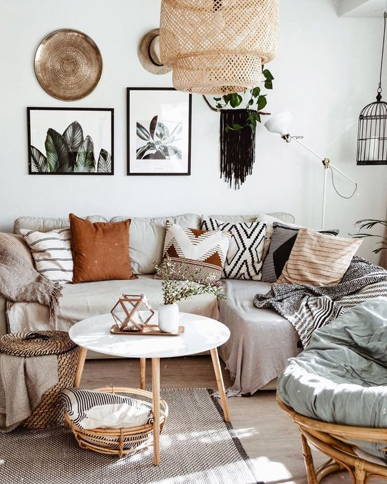 Boho room store with led lights