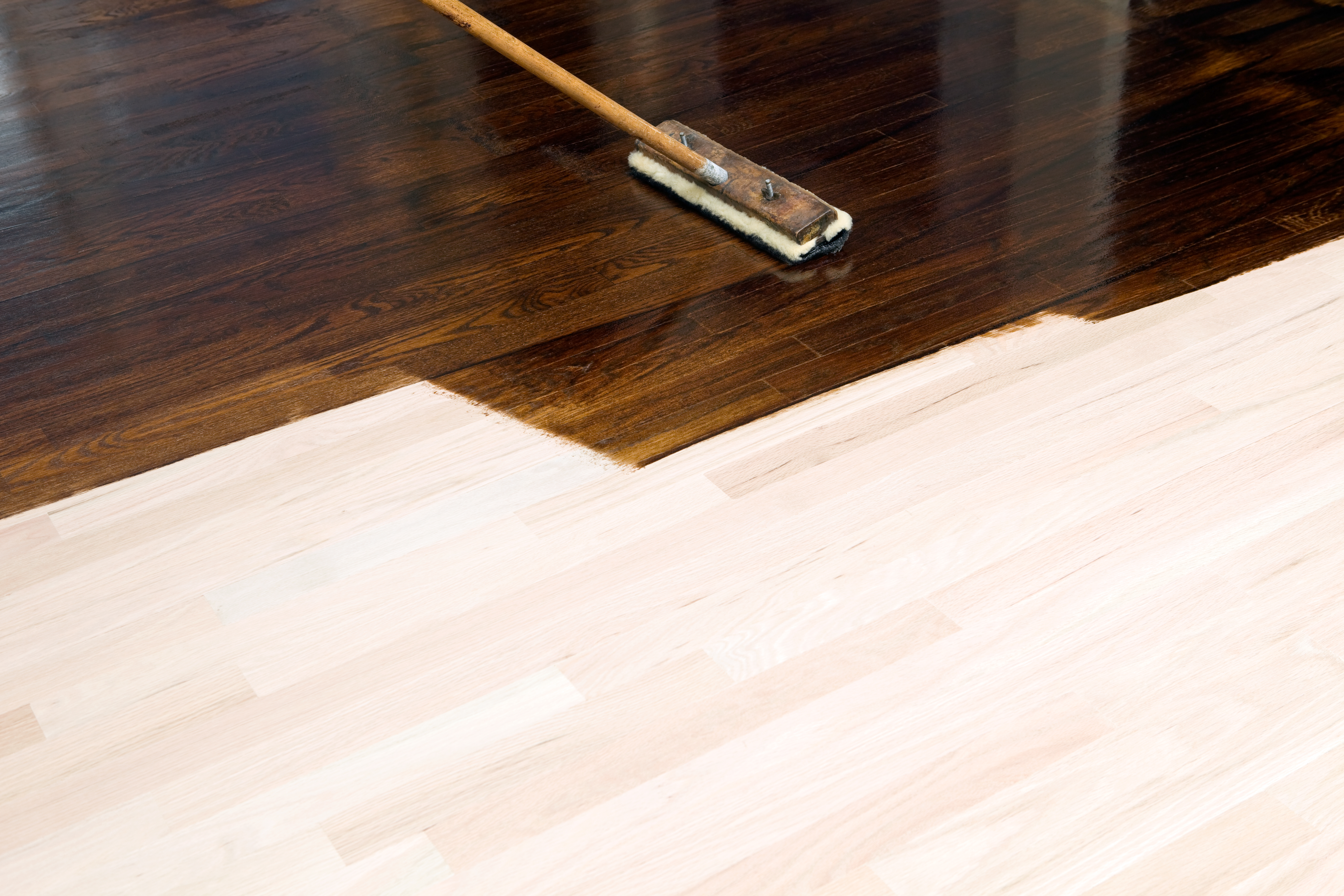 How To Stain A Wood Floor Hunker