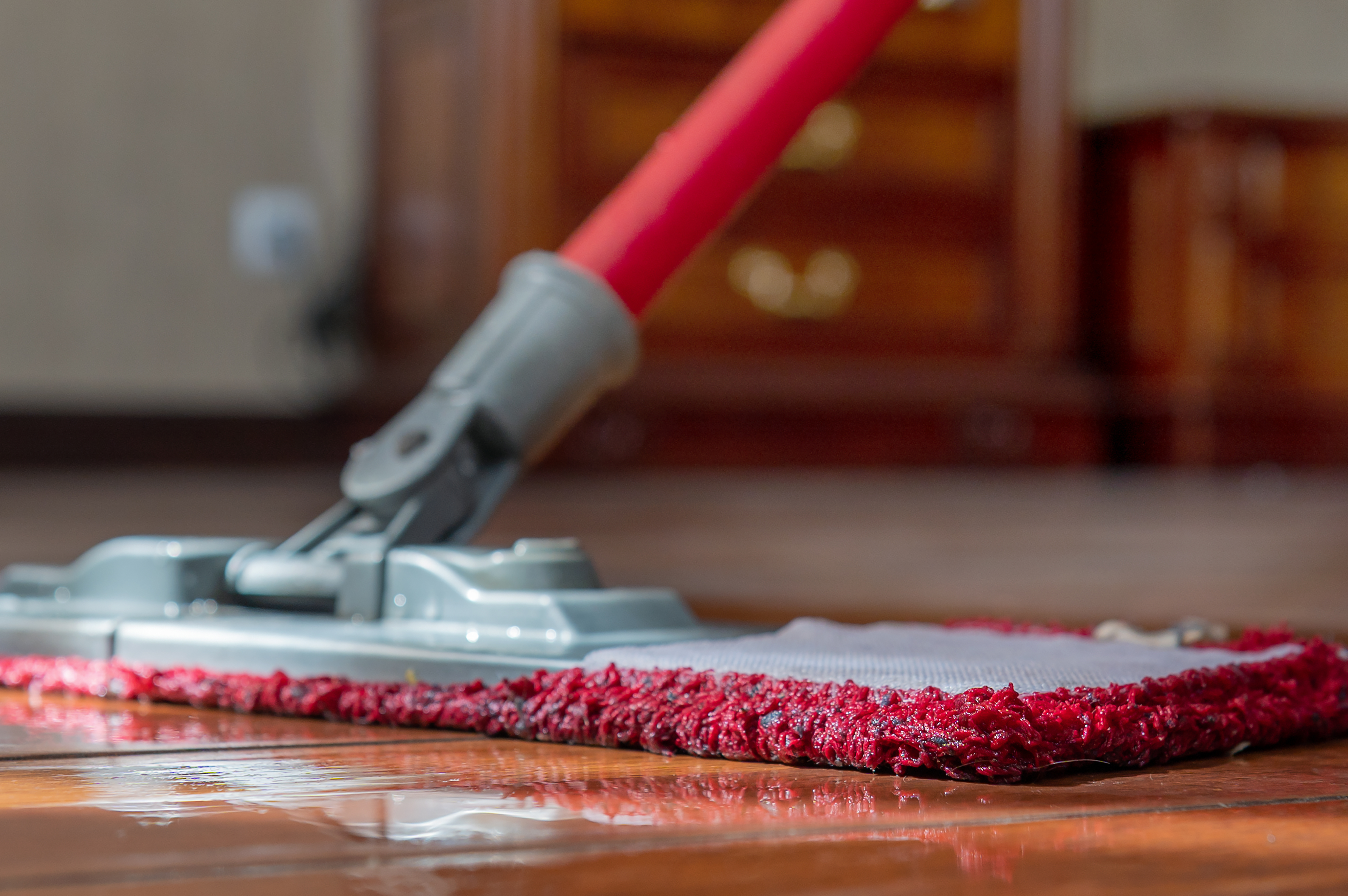 The Hack That'll Clean Your Mop After Using It On The Floors