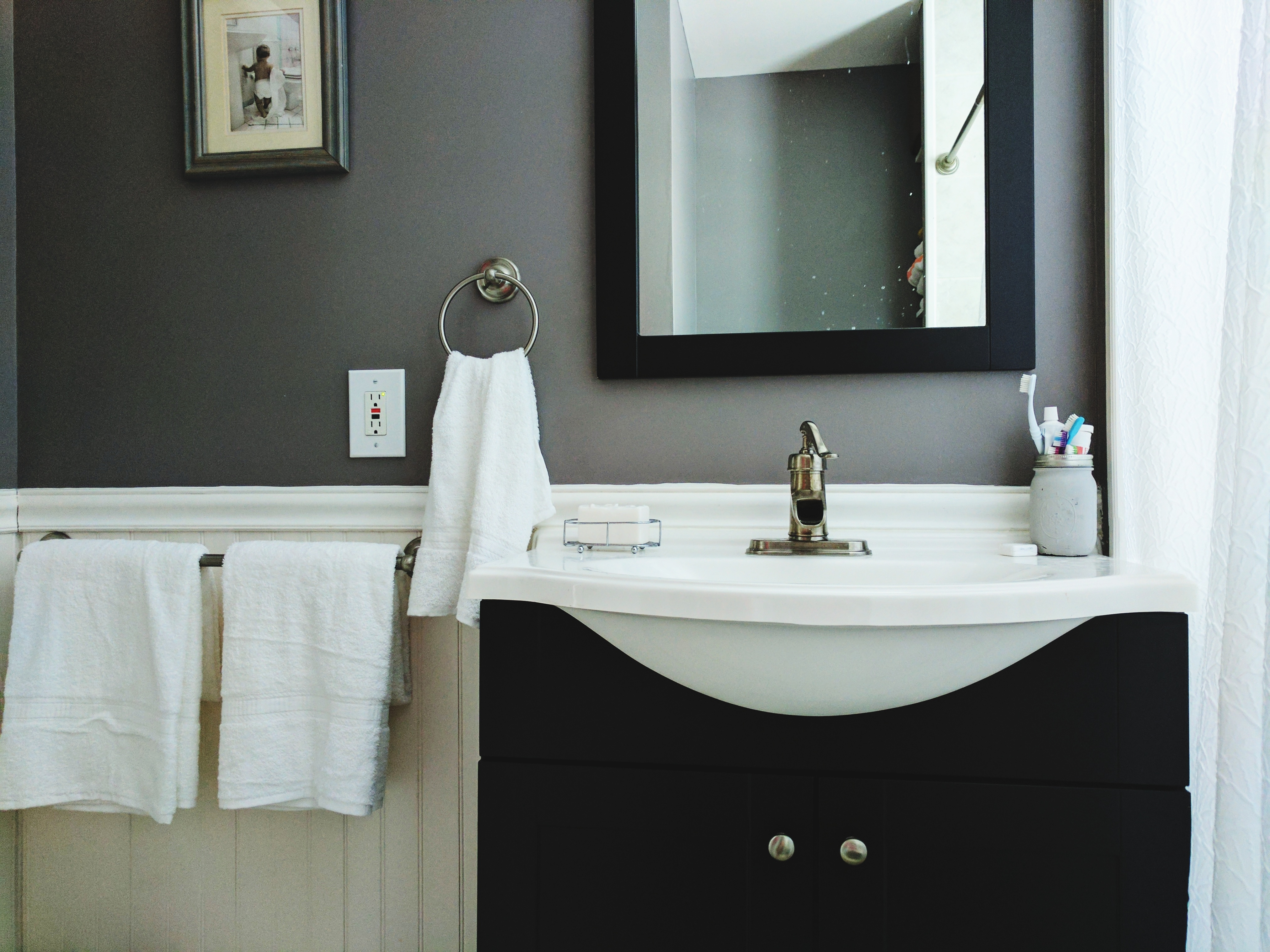 How to Build a Vanity Around a Pedestal Sink