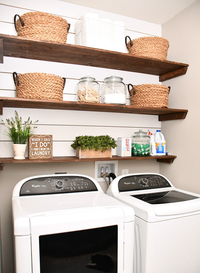 Budget Laundry Room Makeover - Kenarry