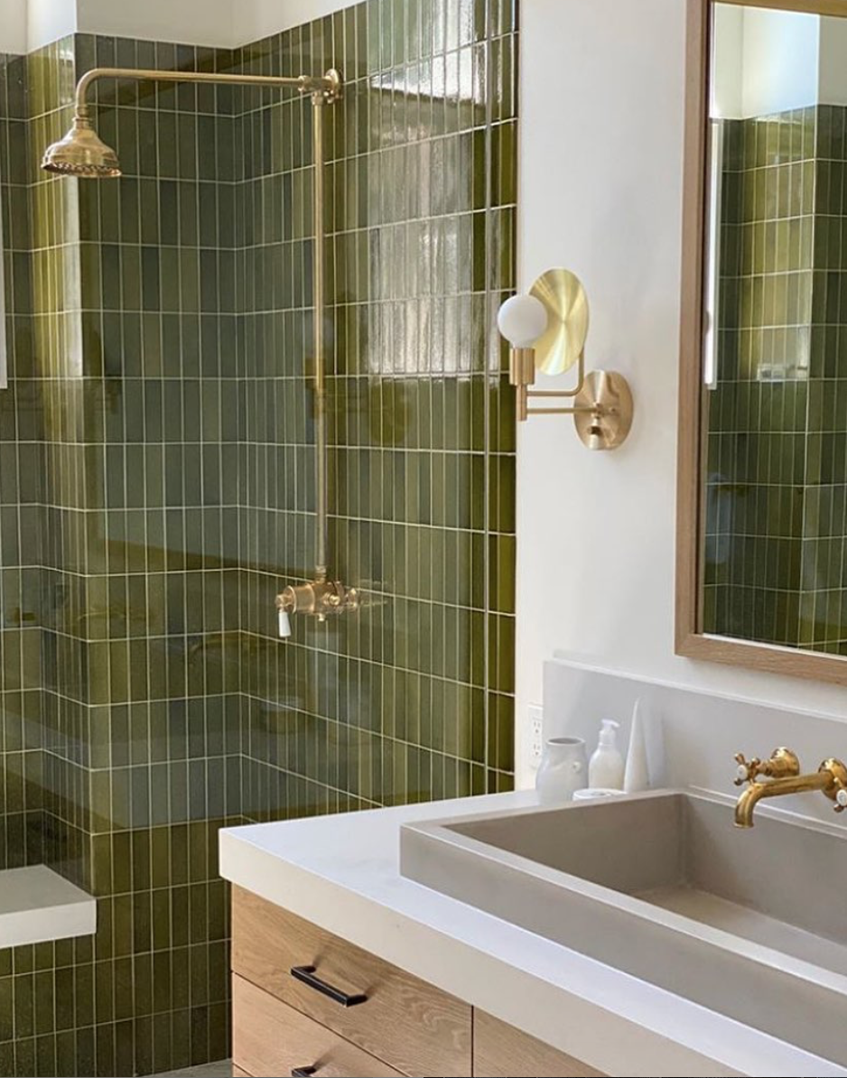 Brass Tub and Shower Fixture Ideas and Inspiration