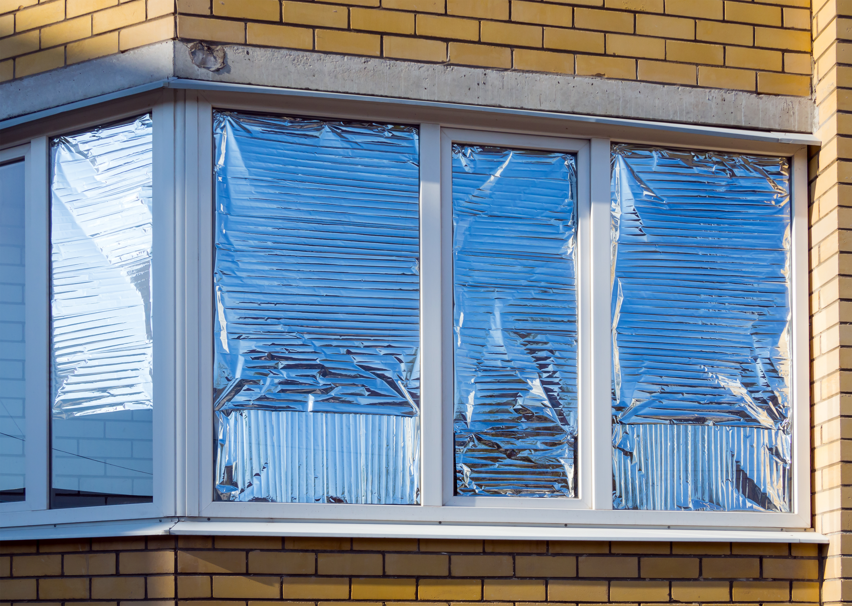 Aluminum foil deals on windows