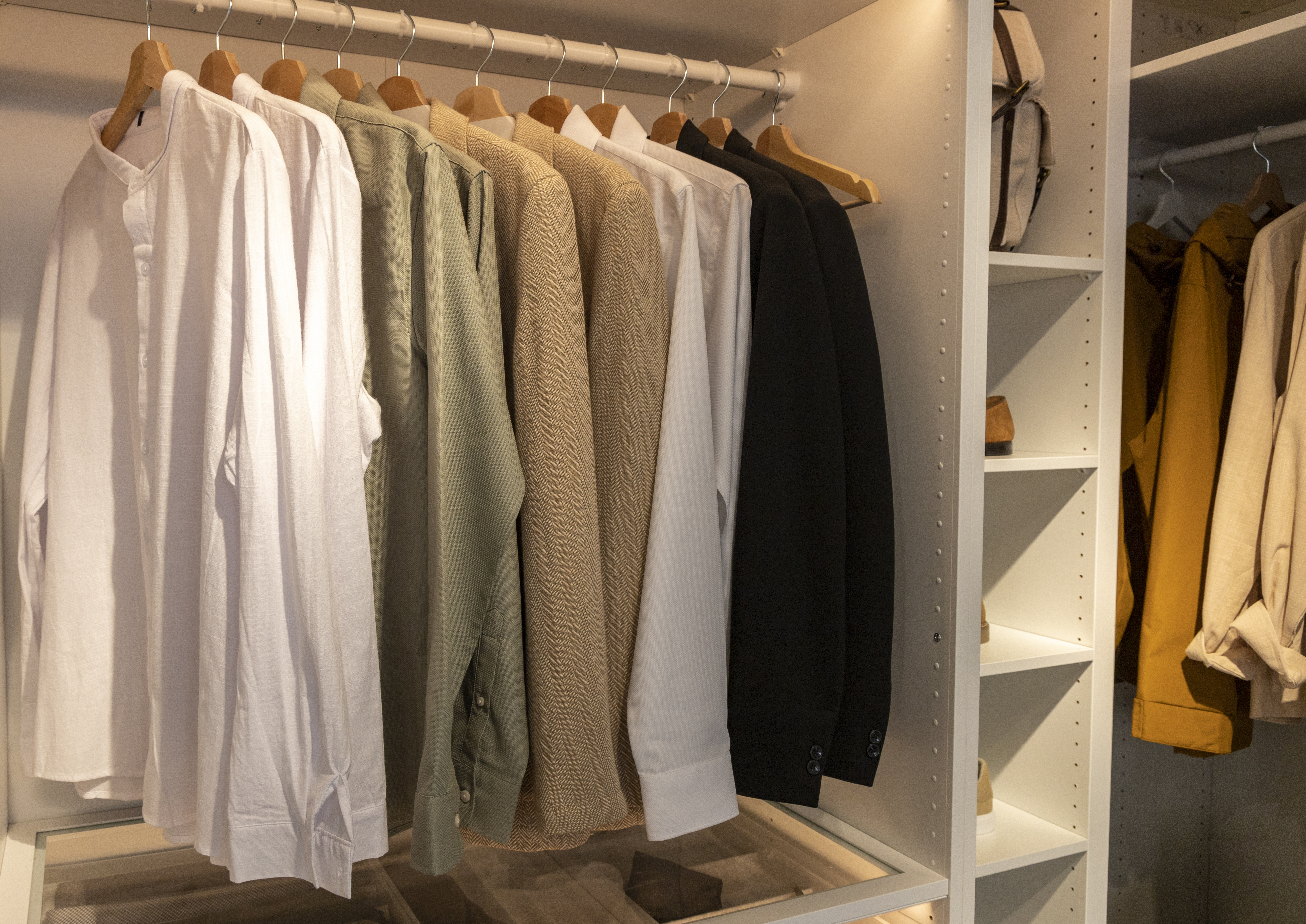 Coat closet best sale shelf and rod