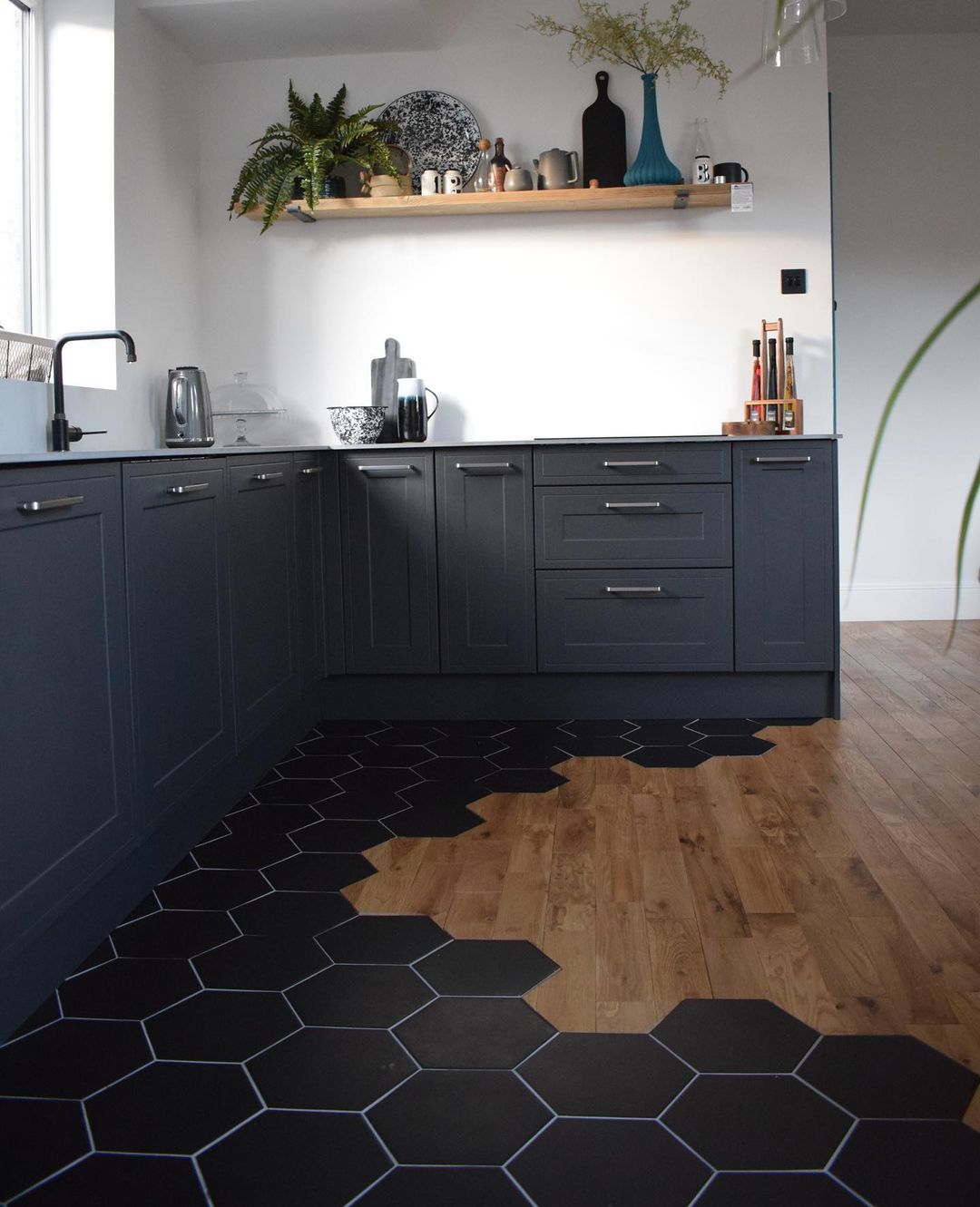 ebony wood floors kitchen