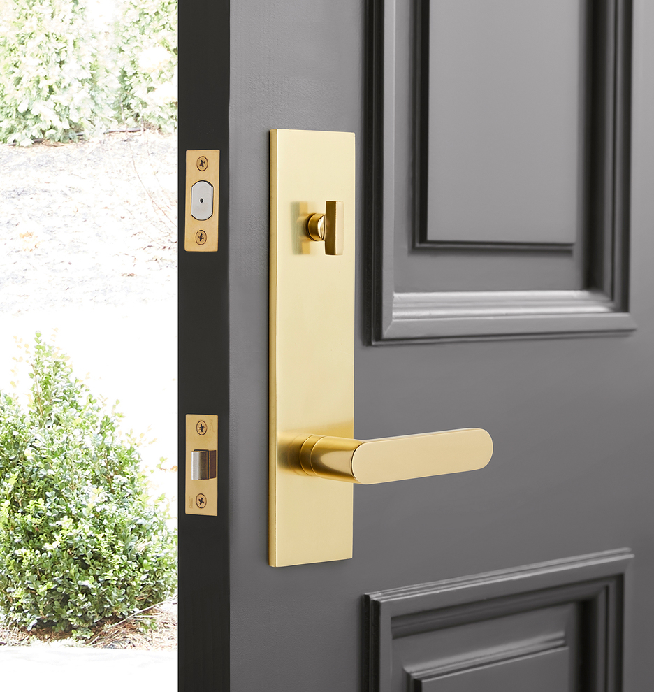 Exterior door shop locks