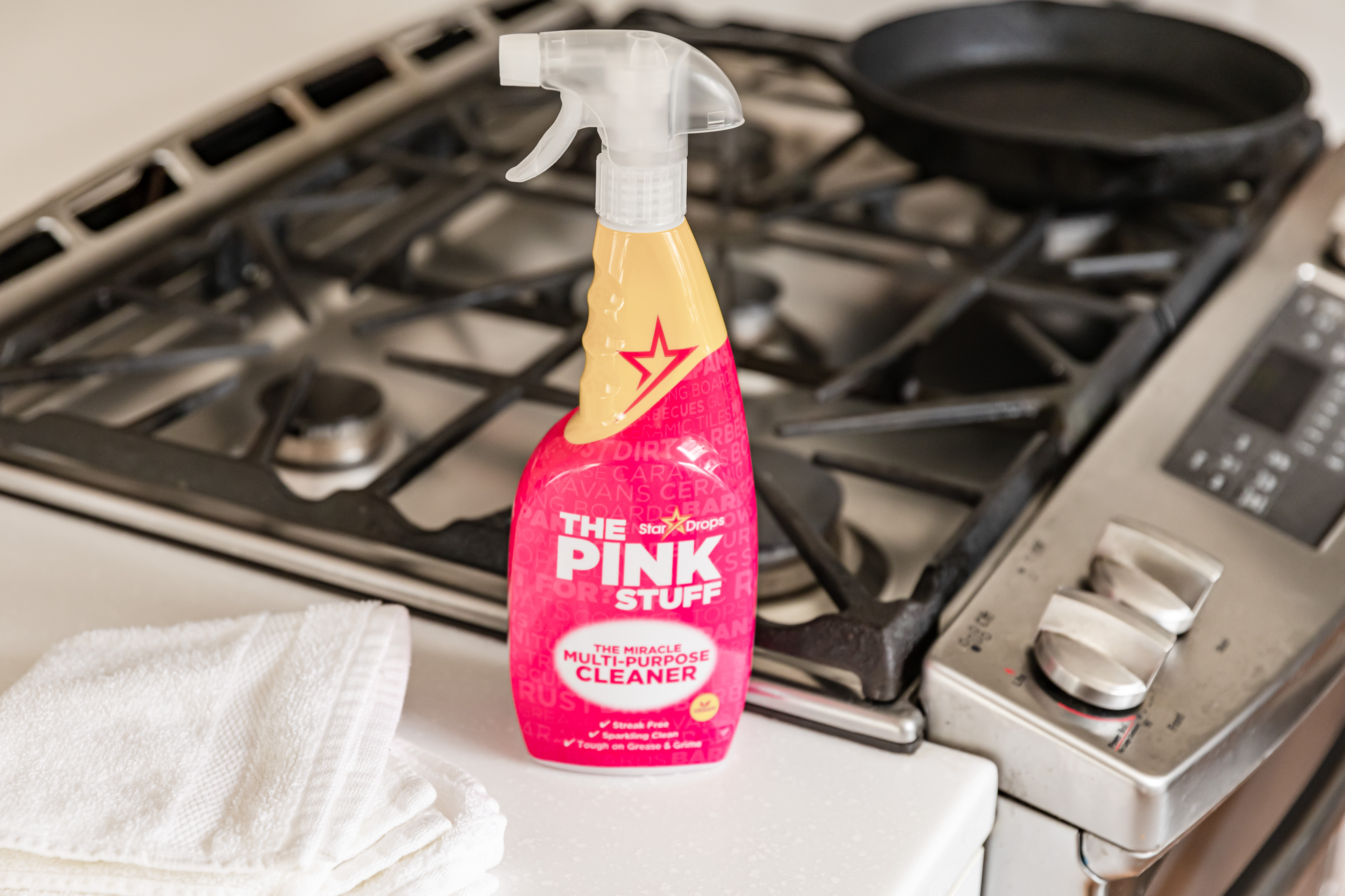 Clean Oven Easily With The Pink Stuff