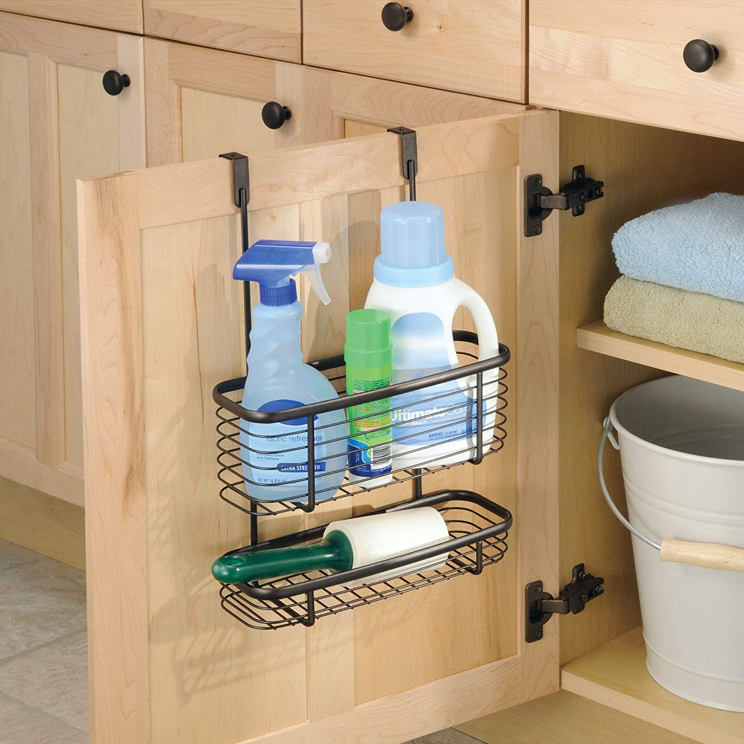 9 Over-the-Cabinet-Door Organizers Under $25 to Free Up Valuable Sink Space