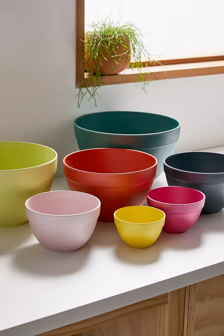 Farmhouse Pottery Farmhouse Ceramic Mixing Bowls, Nested Prep Bowls, 5  Sizes on Food52