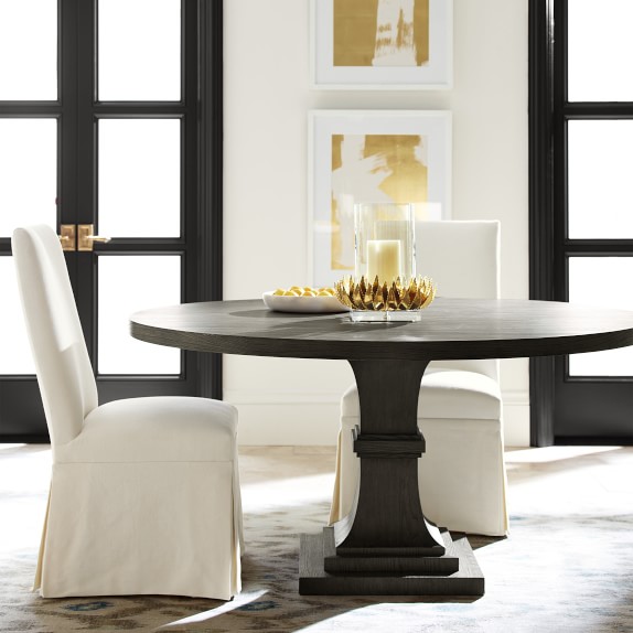 Maliyah pedestal deals dining table