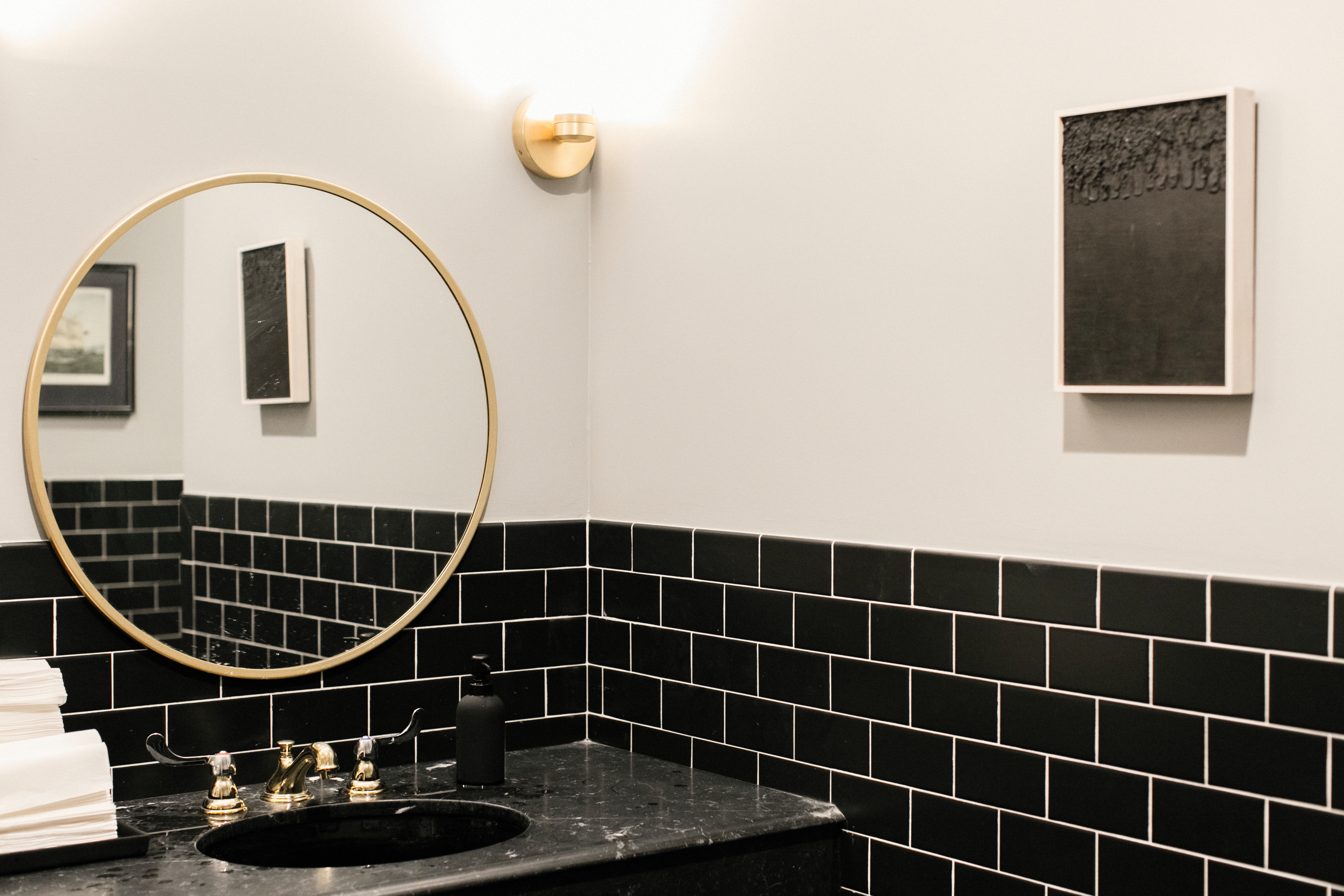 Chonky towel hooks for a glass shower wall to match the hardware