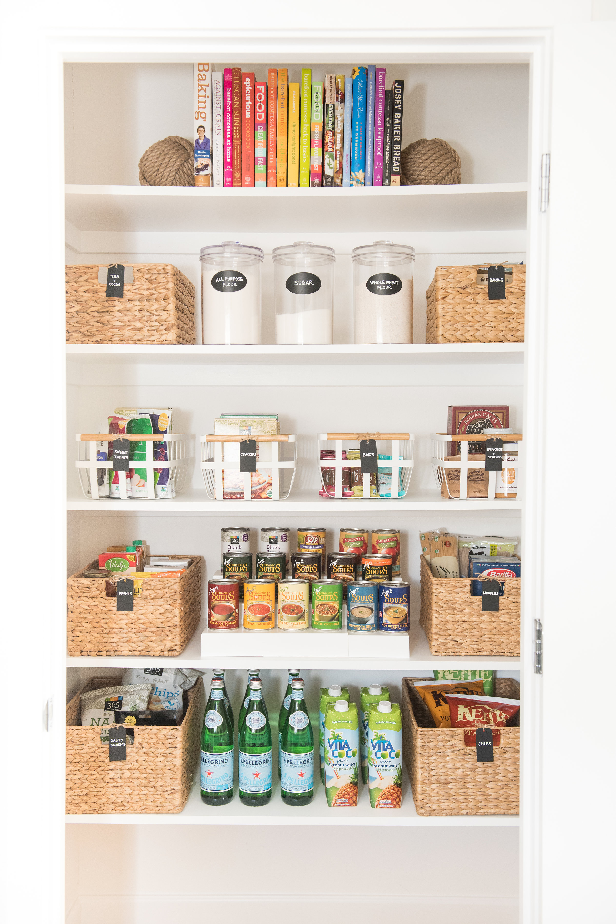 5 Steps to An Organized Pantry with Neat Method and The Container