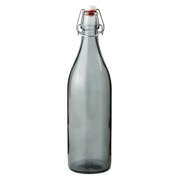 Clear 34 oz. Giara Glass Water Bottle