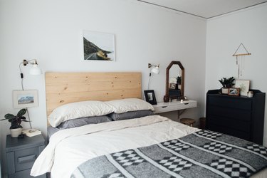 natural bedroom makeover under $300