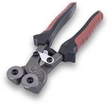 Wheeled tile nippers.