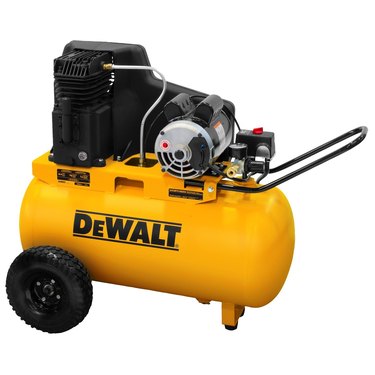 Dewalt compressor on wheels.