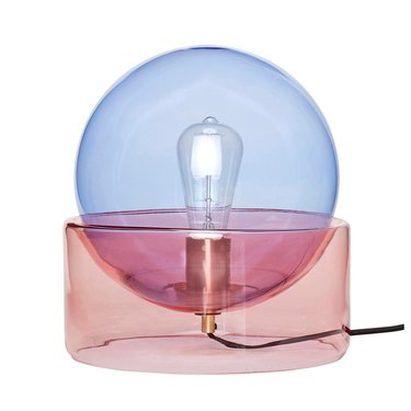 Hubsch Blue and Pink Glass Table Lamp, $178.49