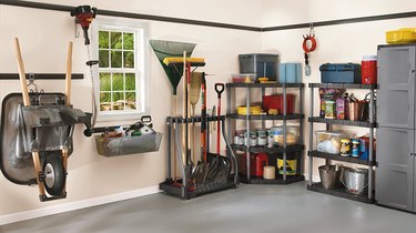 Rubbermaid garage storage system