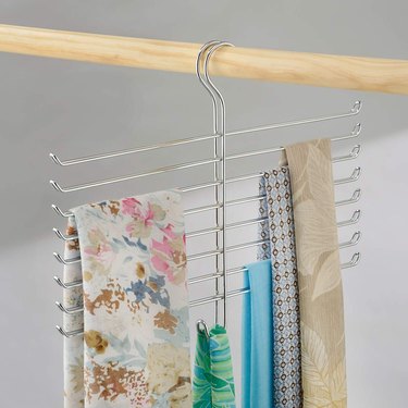 hanging scarf purse tie organizer for small closet