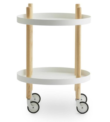 moveable block bedside table