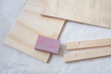 Sanding wood boards