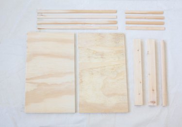 Wood boards cut to size