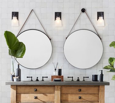 round bathroom mirror ideas