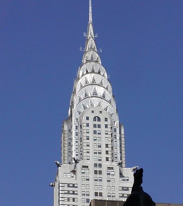 top of the Chrysler building in New York
