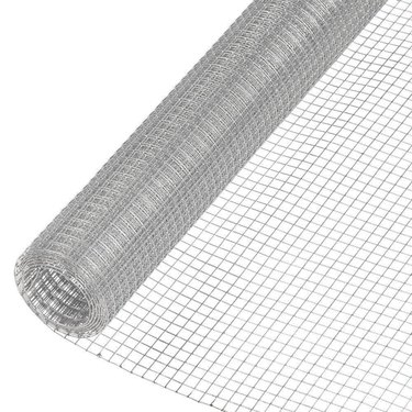 Metal hardware cloth.