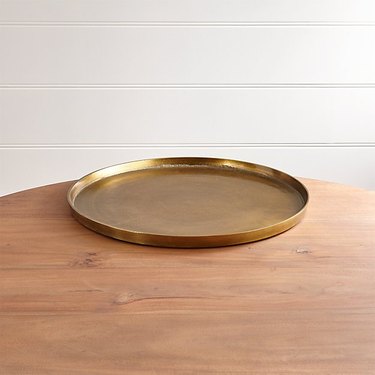 Element Metal Antiqued Brass Tray