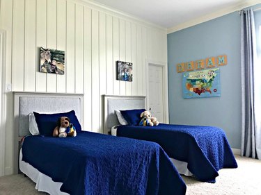 blue kids bedroom