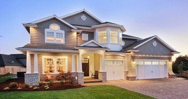 Home with aluminum siding