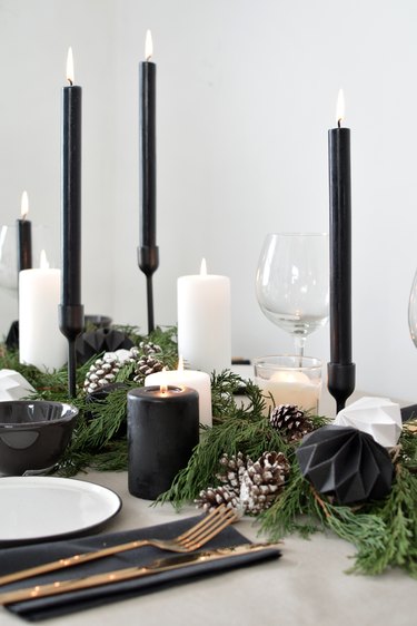 Scandinavian Inspired Christmas Tablescape