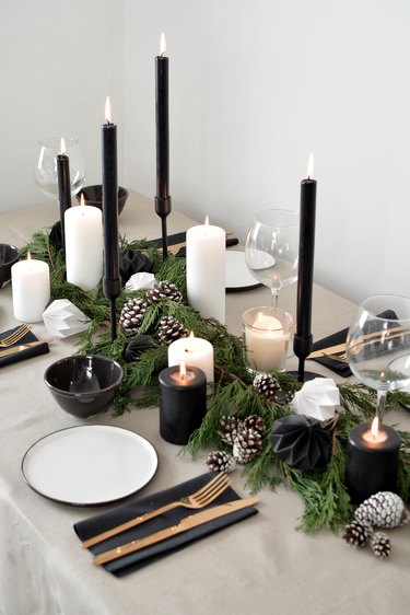 Scandinavian Inspired Christmas Tablescape