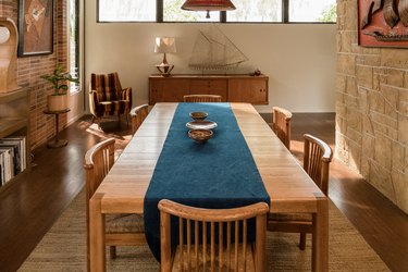 Dining room in the Forever house