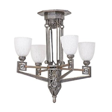 art deco style chandelier