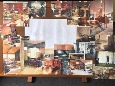 Mood board for Forever production design