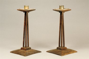 arts and crafts movement candlesticks