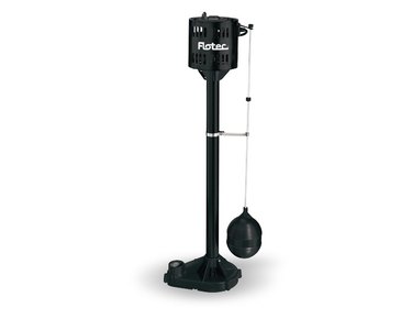 Pedestal sump pump.