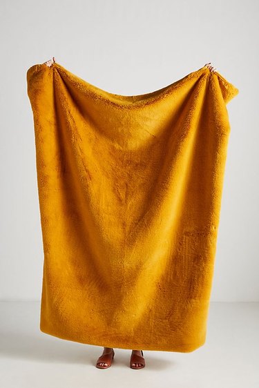 Anthropologie Sophie Faux Fur Blanket, $98