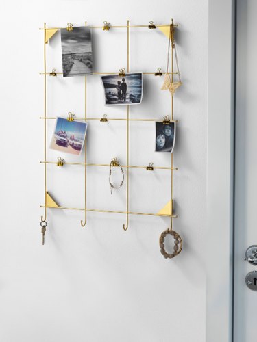 Brass frame hanger from Ikea