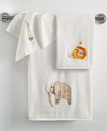 animal bath towels