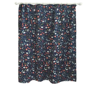 floral shower curtain